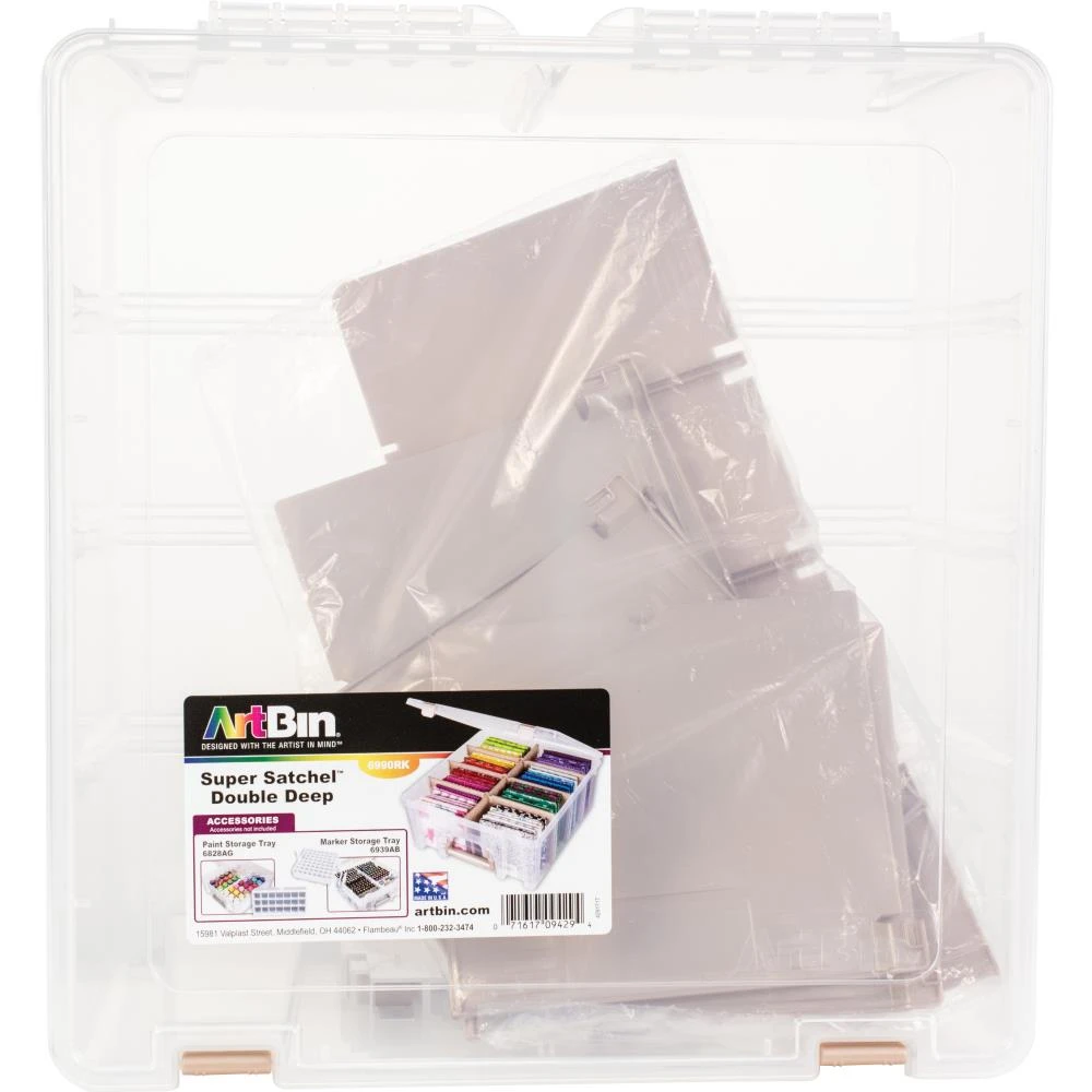 Artbin Super Satchel Double Deep W/Removable Dividers - Rose Gold Handle, Latch & Dividers 2 Artbin Super Satchel Double Deep W/Removable Dividers - Rose Gold Handle, Latch & Dividers – Bild 2