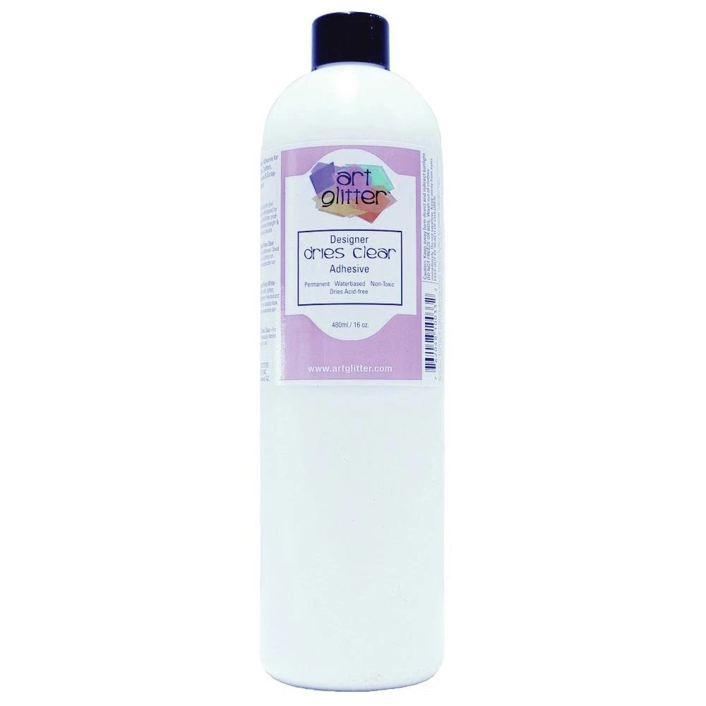 Art Institute Glitter Designer Dries Clear Adhesive 16oz 1 Art Institute Glitter Designer Dries Clear Adhesive 16oz