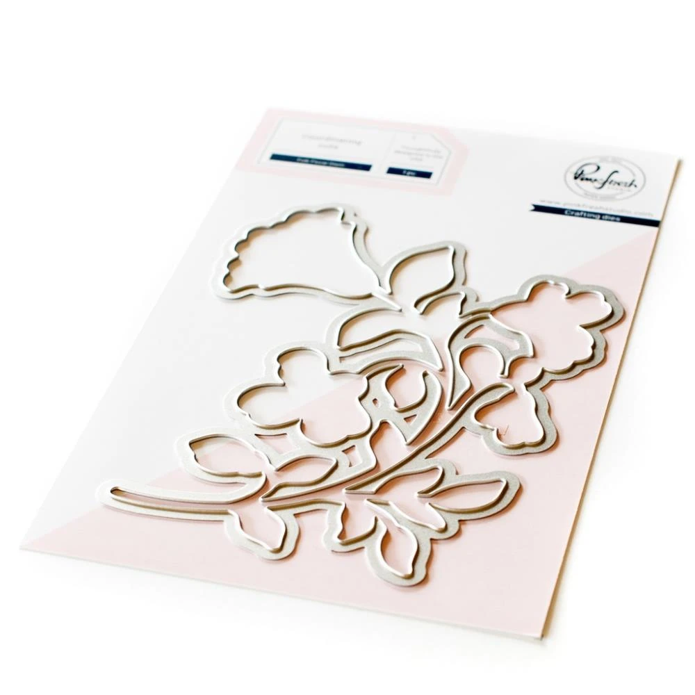 Pinkfresh Studio Die - Folk Floral Stem 1 Pinkfresh Studio Die - Folk Floral Stem