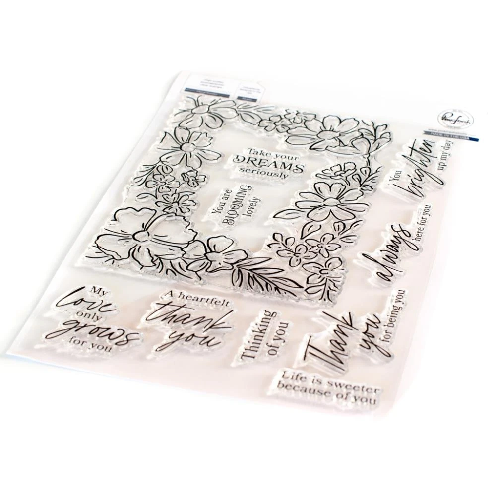 Pinkfresh Studio - Floral Border 1 Pinkfresh Studio - Floral Border