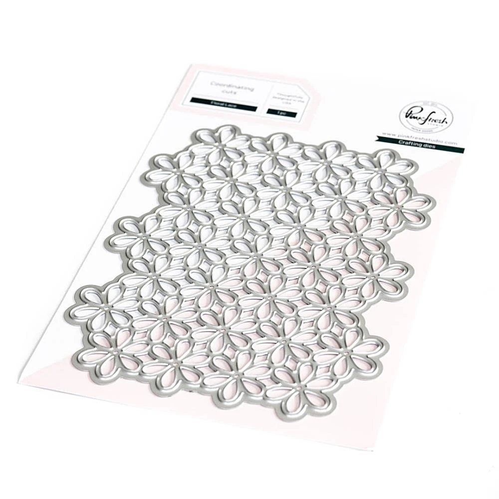 Pinkfresh Studio Die Set - Floral Lace 1 Pinkfresh Studio Die Set - Floral Lace
