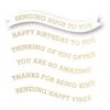 Poppystamps Hot Foil Plate - Modest Banner Greetings