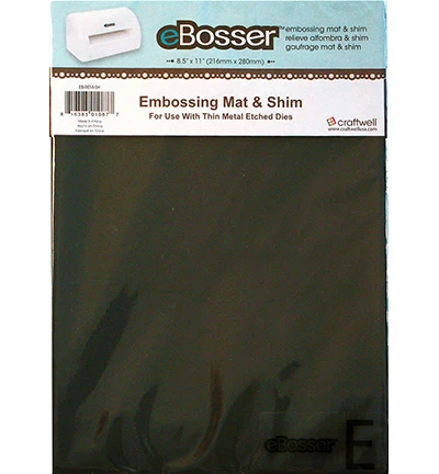 Magnetic Shim & Rubber Embossing Mat (1 Set) 1 Magnetic Shim & Rubber Embossing Mat (1 Set)