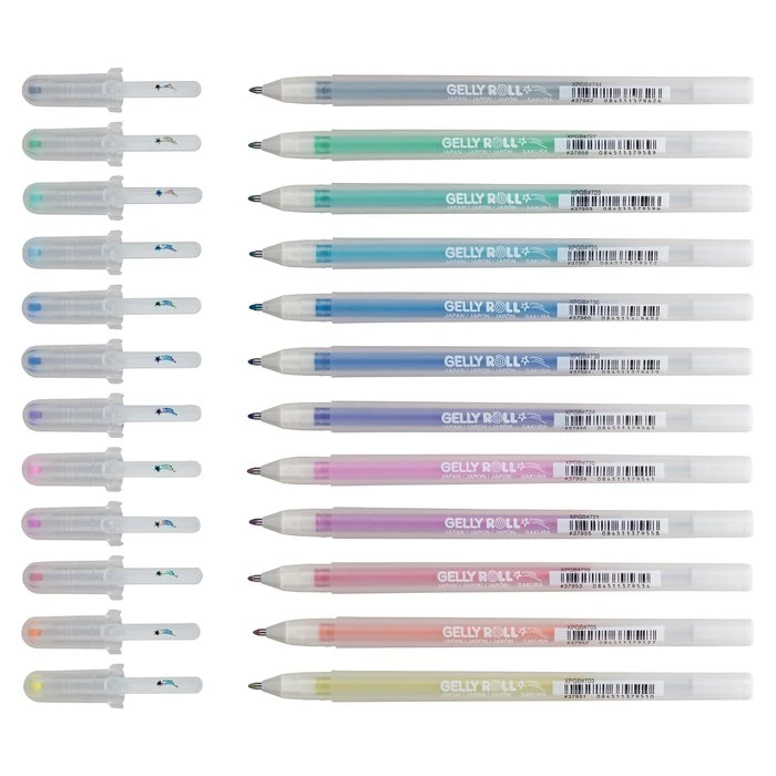 Sakura • Gelly Roll Gelstift Stardust Glitter 12Stück 2 Sakura • Gelly Roll Gelstift Stardust Glitter 12Stück – Bild 2