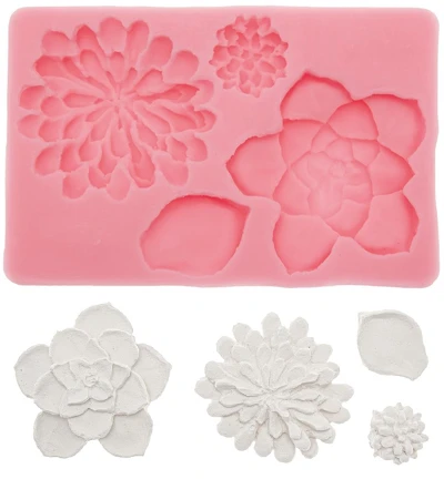 Silicone Mold - Succulents 1 Silicone Mold - Succulents