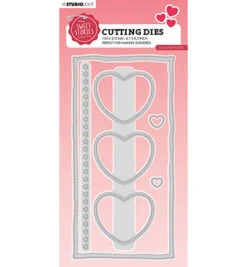 SL Cutting Die - Slimline Hearts Sweet Stories Nr.458
