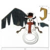 Sizzix Tim Holtz - Thinlits - Snowman Scene