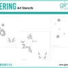 Gina K Designs - STENCIL- Create Friendship Layering Stencil