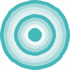 Honey Bee - Deckle Edge Circles - Honey Cuts