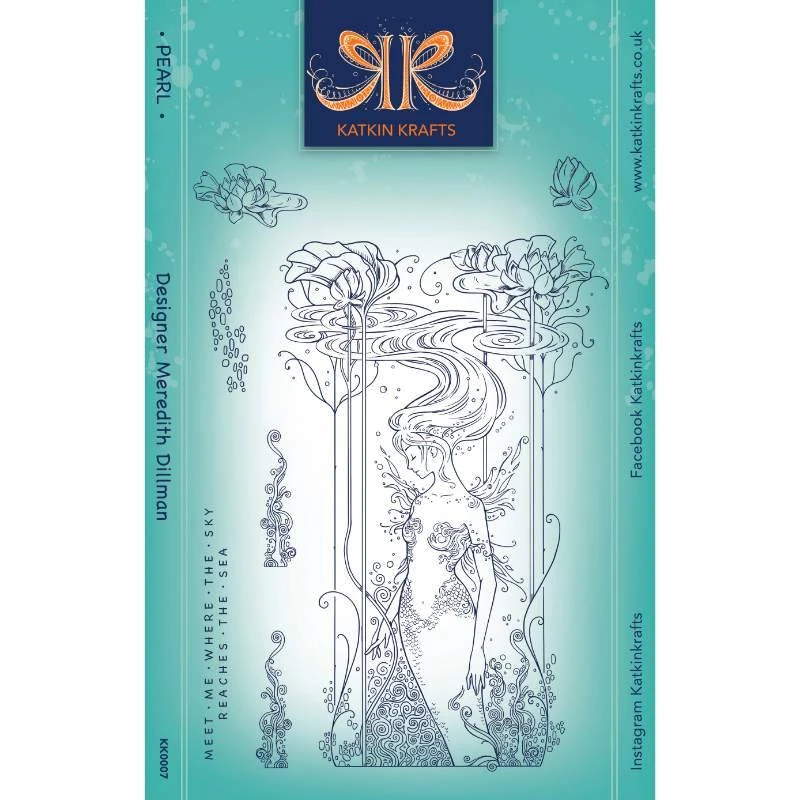 Katkin Krafts Pearl 6 In X 8 In Clear Stamp Set 1 Katkin Krafts Pearl 6 In X 8 In Clear Stamp Set