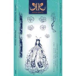 Katkin Krafts Cherry Blossom 6 In X 8 In Clear Stamp Set