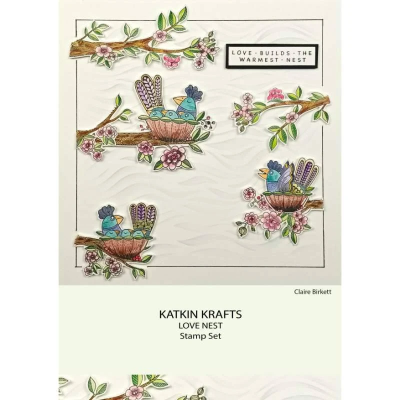 Katkin Krafts Love Nest 6 In X 8 In Clear Stamp Set 2 Katkin Krafts Love Nest 6 In X 8 In Clear Stamp Set – Bild 2