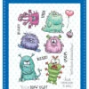 Whimsy Stamps - Monster Daze Clear Stamps
