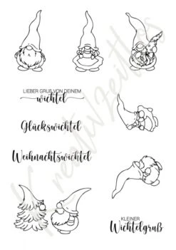 Kreativzeitlos - Weihnachtswichtel A6