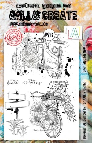 Aall And Create Stamp Set A5 Don't Stop Me Now 1 Aall And Create Stamp Set A5 Don't Stop Me Now