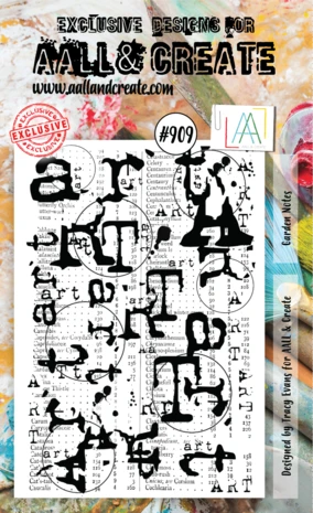 AALL & Create - Stamp Set A6 Garden Notes 1 AALL & Create - Stamp Set A6 Garden Notes