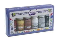 Cadence Kooky Spray Metallic Stofffarbe Set 50 ML 6 Stk