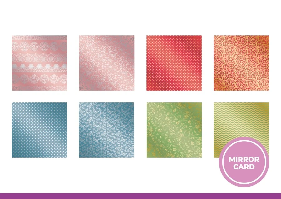 Crafter's Companion Luxury Mirror Paperpad 12x12 Everyday Coloured 2 Crafter's Companion Luxury Mirror Paperpad 12x12 Everyday Coloured – Bild 2