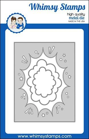 Whimsy Stamps - Comic Burst A2 Die 1 Whimsy Stamps - Comic Burst A2 Die