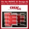 Crealies On The MOVE Design Q Squares