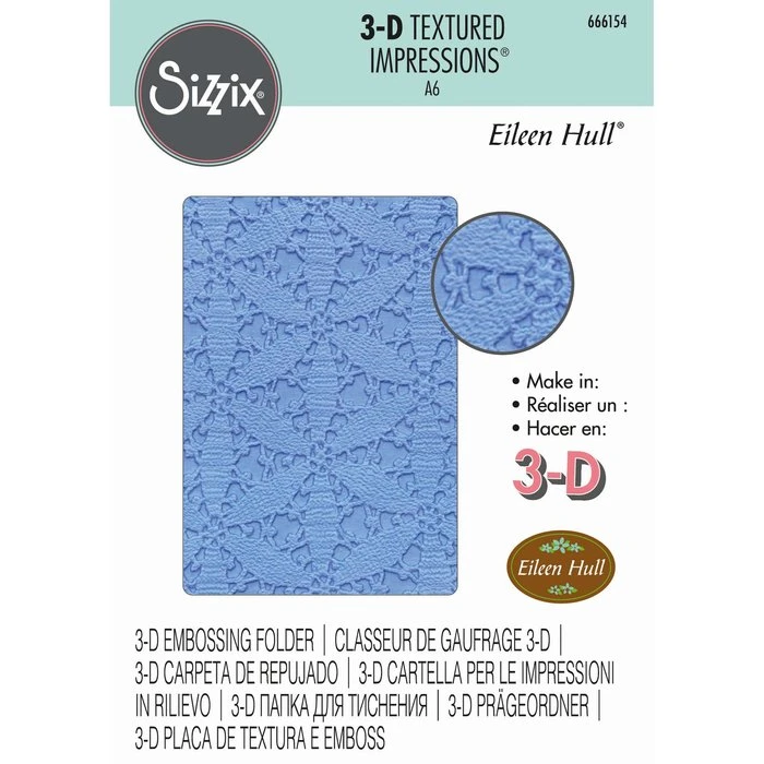 Sizzix • 3-D Textured Impressions Embossing Folder Tablecloth 1 Sizzix • 3-D Textured Impressions Embossing Folder Tablecloth