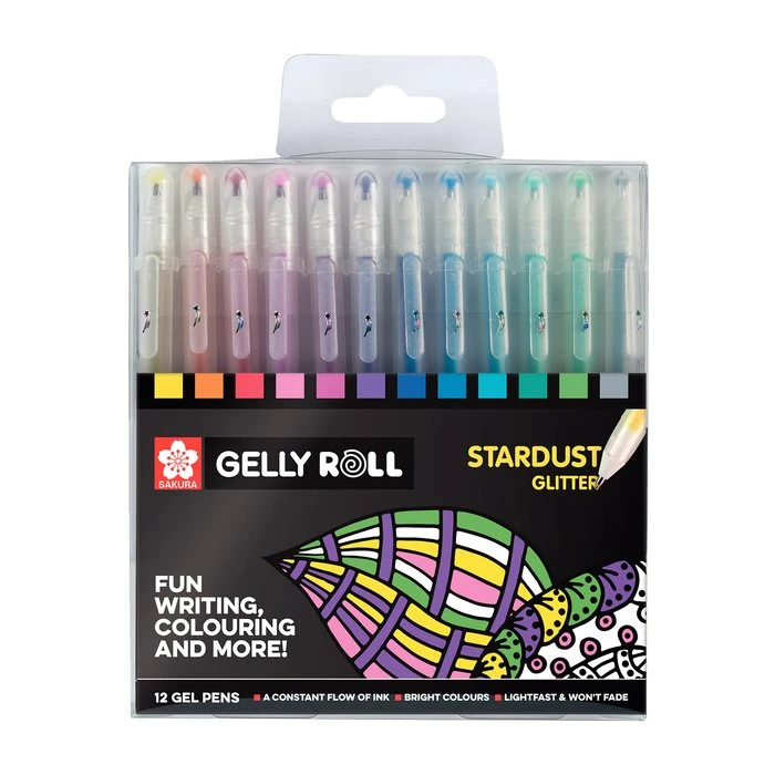 Sakura • Gelly Roll Gelstift Stardust Glitter 12Stück 1 Sakura • Gelly Roll Gelstift Stardust Glitter 12Stück