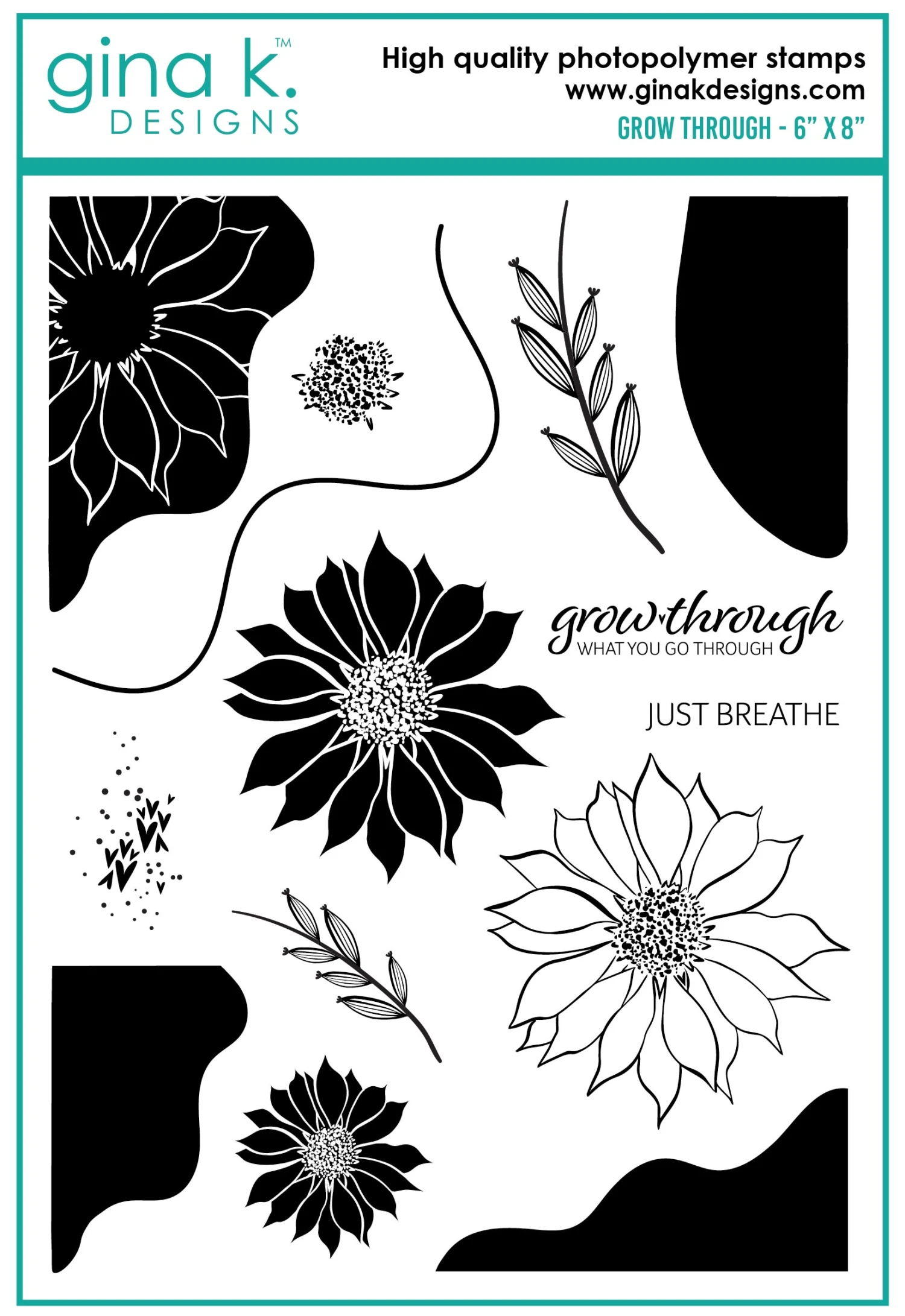 Gina K Designs - STAMPS- Grow Through 1 Gina K Designs - STAMPS- Grow Through