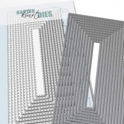 Karten-Kunst Stanzschablone Kk-D183 - Stitched DIN Lang