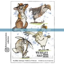 Katzelkraft - All Mad Here - Tampons Animaux - Dainius Collection A5