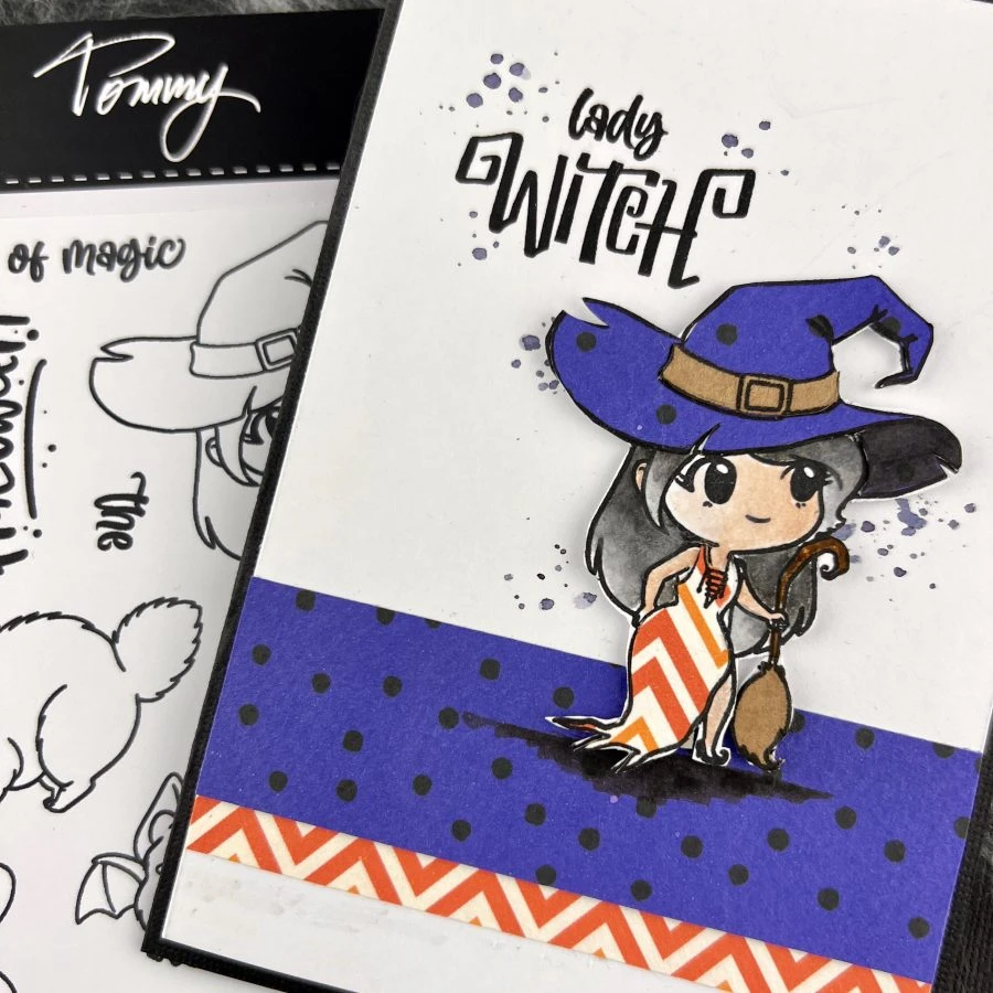 Tommy Clear Stamps – Lady Witch – Design By CeciliaDoingArt 2 Tommy Clear Stamps – Lady Witch – Design By CeciliaDoingArt – Bild 2