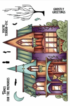 LDRS Creative - Haunted Mansion 4x6 Inch Clear Stamps