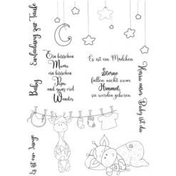 MEMORIES4YOU STEMPEL (A5) "BABY GIRAFFE"