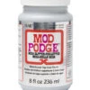Mod Podge • Mega Glitter Top Coat Finish Silver 8 Fl Oz