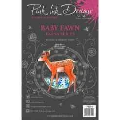 Pink Ink Designs Fawn 6 In X 8 In Clear Stamp Set