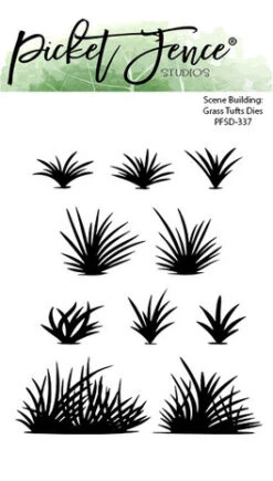 Picket Fence Studios - Scene Building: Grass Tufts 4 X 6 Inch Dies
