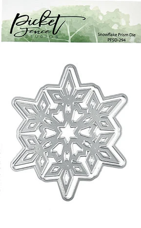 Picket Fence Studios - Snowflake Prism 4x6 Inch Metal Dies 1 Picket Fence Studios - Snowflake Prism 4x6 Inch Metal Dies
