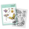 Polkadoodles Hearts And Flowers Butterfly 1 Craft Stamps (8pcs)