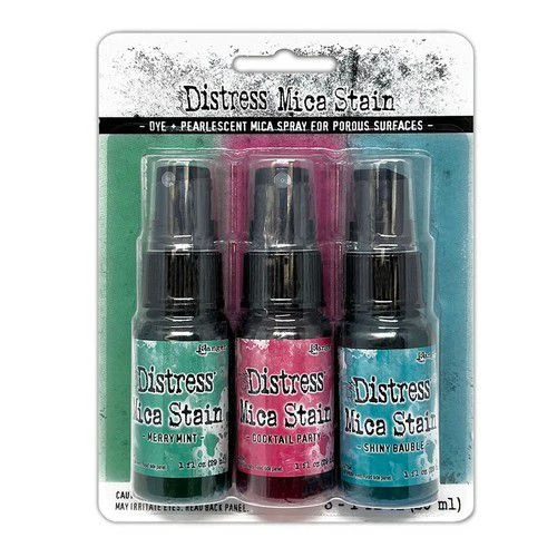 Ranger Distress Holiday Mica Stain Set #4 1 Ranger Distress Holiday Mica Stain Set #4