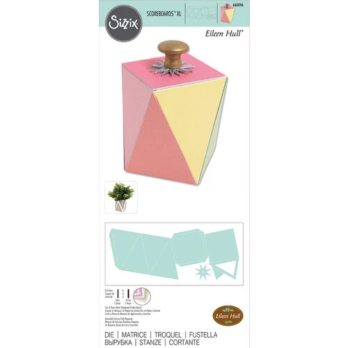 Sizzix ScoreBoards XL Die - Geometric Box 666046 Eileen Hull 1 Sizzix ScoreBoards XL Die - Geometric Box 666046 Eileen Hull