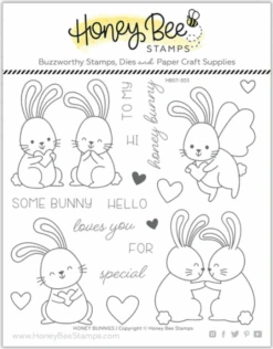 Honey Bee - Honey Bunnies - 6x6 Stamp Set