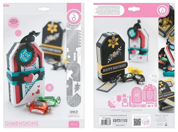 Tonic Studios - Luggage Tag Box Die Set 1 Tonic Studios - Luggage Tag Box Die Set
