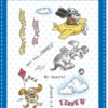Whimsy Stamps - Doggie Flight Clear Stamps