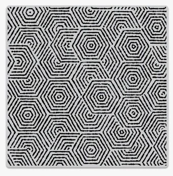 Hero Arts - Overlapping Hexagons Bold Prints Handmade Rubber Cling Stamp 1 Hero Arts - Overlapping Hexagons Bold Prints Handmade Rubber Cling Stamp