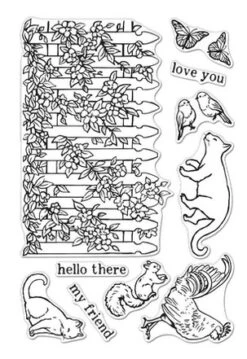Hero Arts - Garden Critters Clear Stamp Set