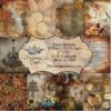 Decoupage Queen - Sweet Autumn Scrapbook Set - 12" X 12"