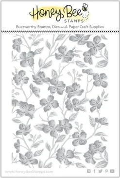 Honey Bee - Dogwood Blooms - 3D Embossing Folder