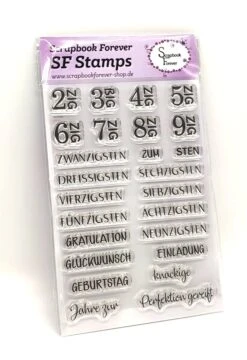 SF Stamps Glückwunschzahlen