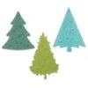 Sizzix - Embossing Folder Festive Trees