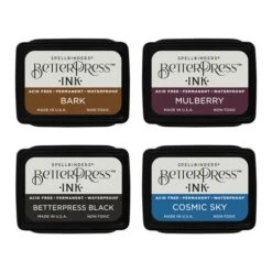 Spellbinders -BetterPress Ink Regal Tones Mini Set (4pcs)