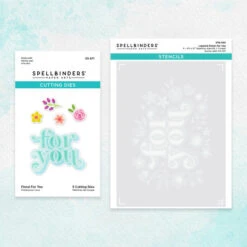 Spellbinders - Floral For You Stencil And Die Bundle